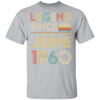 Legend Since June 1960 Vintage 62th Birthday Gifts T-Shirt & Hoodie | Teecentury.com