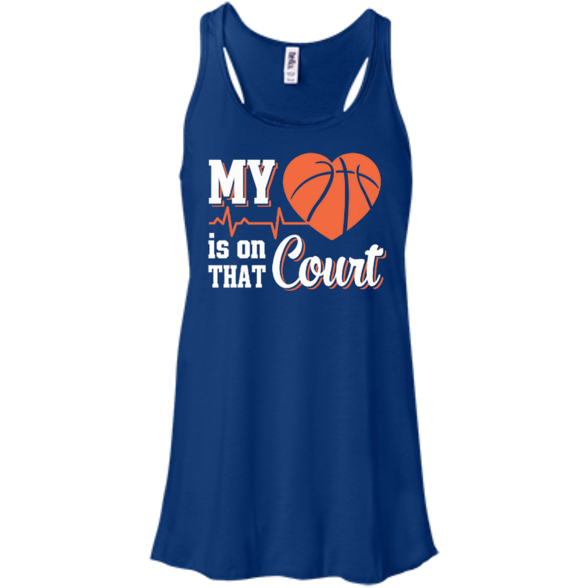 My Heart Is On That Court Basketball T-Shirt & Hoodie | Teecentury.com