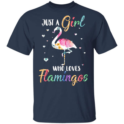Just A Girl Who Loves Flamingos Cute Flamingo Lover T-Shirt & Hoodie | Teecentury.com