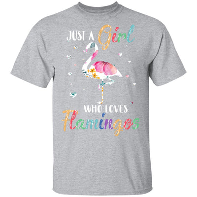 Just A Girl Who Loves Flamingos Cute Flamingo Lover T-Shirt & Hoodie | Teecentury.com