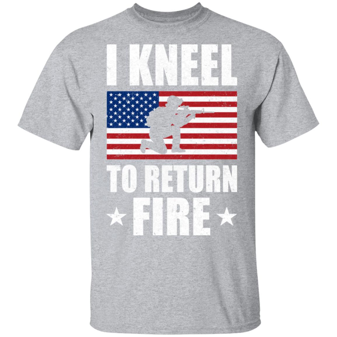 I Kneel To Return Fire Army Soldier Veteran Shirt & Hoodie - Teecentury.com