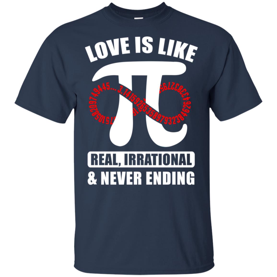 Love Is Like Pi Math 3.14 Pi Day Gift T-Shirt & Hoodie | Teecentury.com