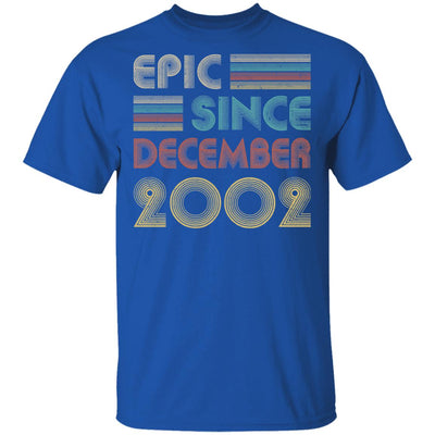 Epic Since December 2002 Vintage 20th Birthday Gifts T-Shirt & Hoodie | Teecentury.com