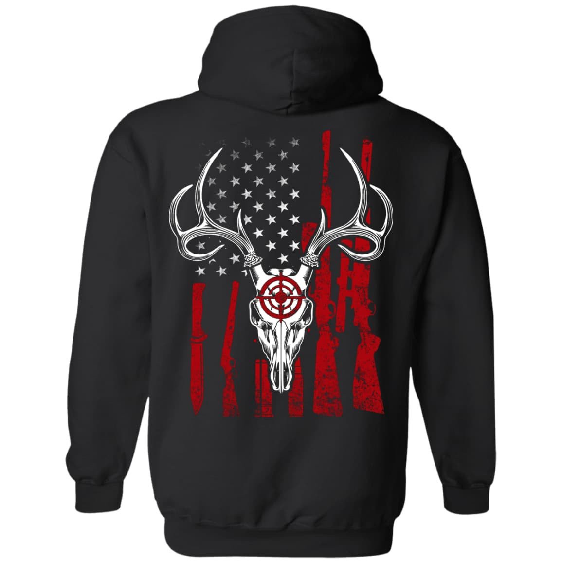 Deer Hunting American Flag T-Shirt & Hoodie | Teecentury.com