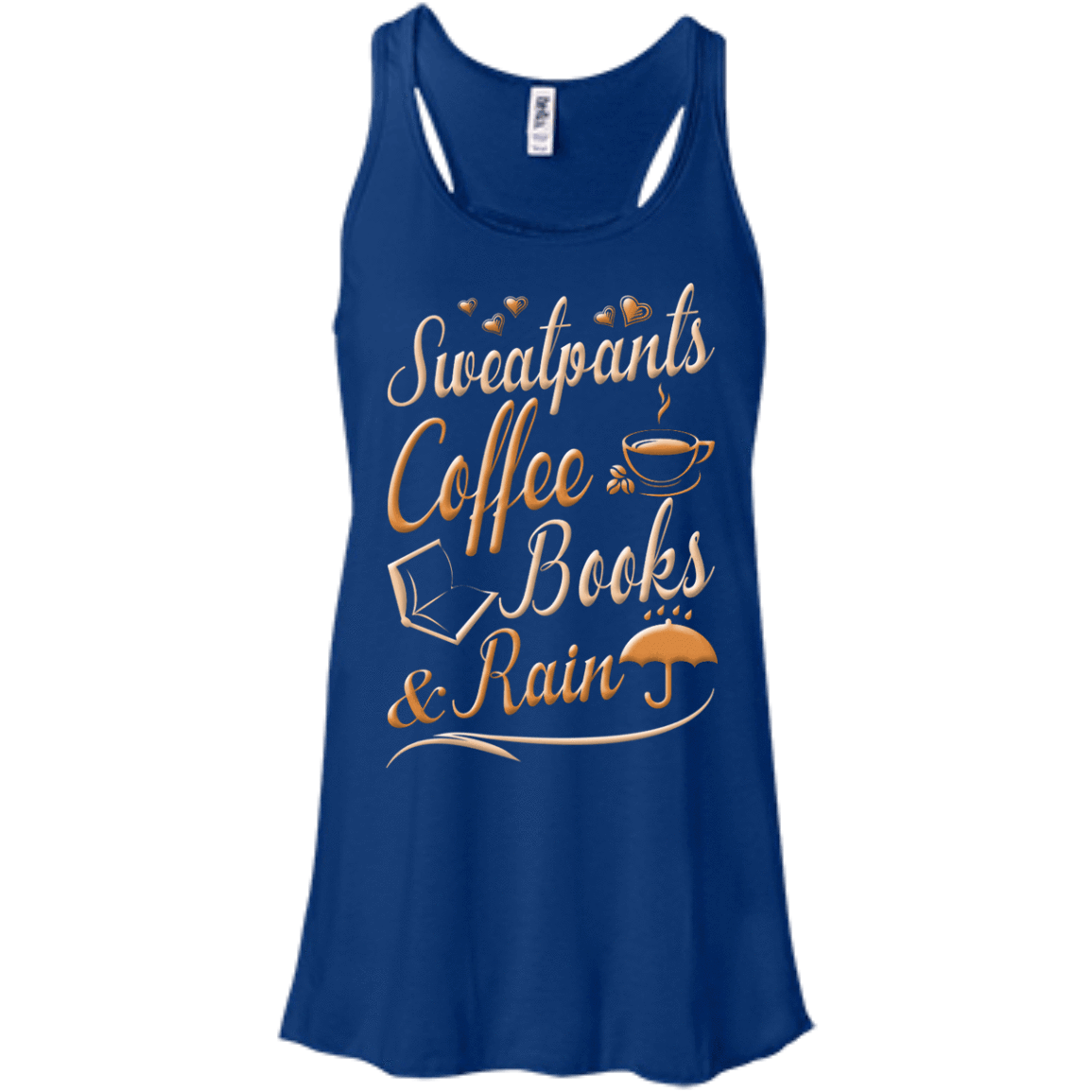 Sweatpants Coffee Books And Rain T Shirt T-Shirt & Hoodie | Teecentury.com