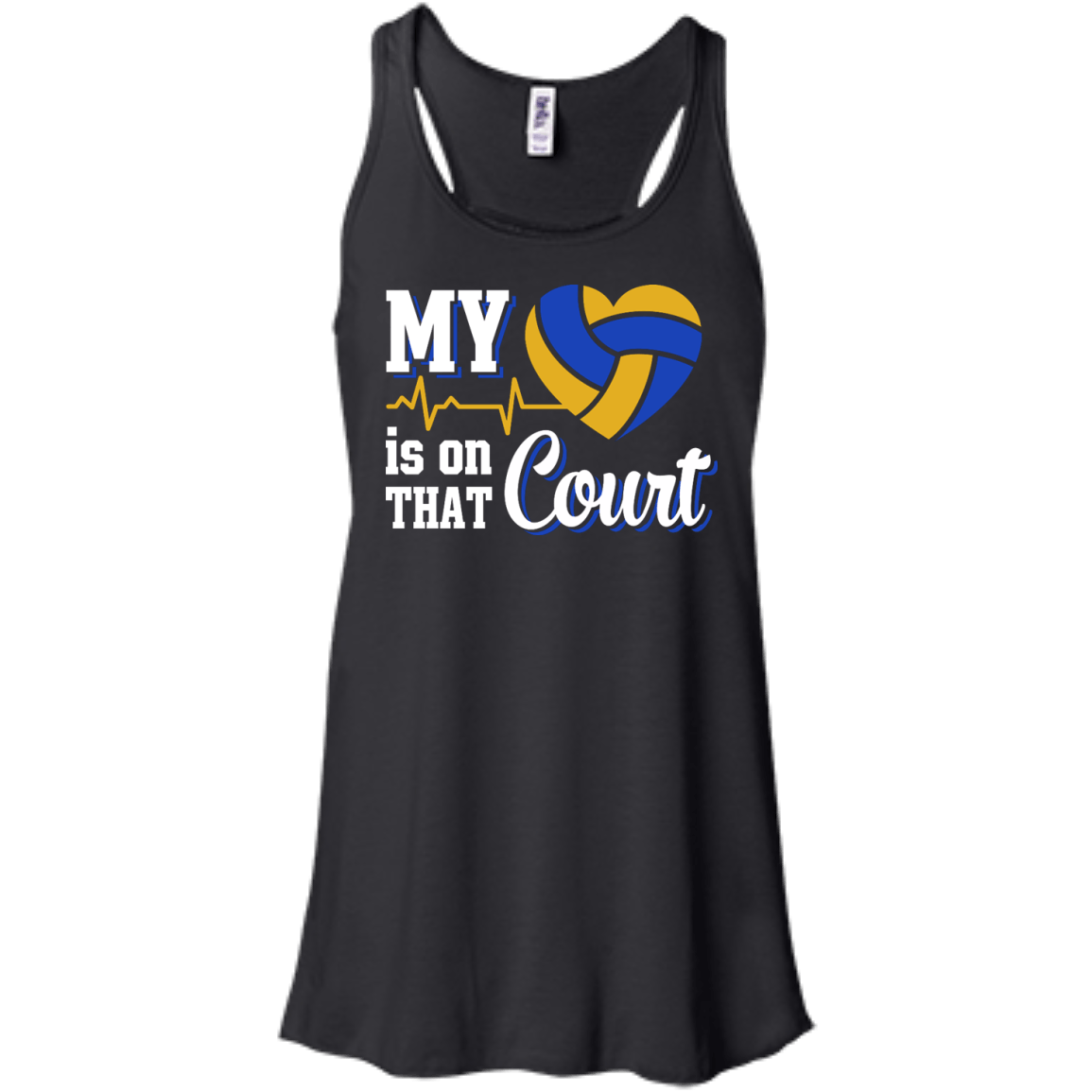 My Heart Is On That Court Volleyball T Shirt T-Shirt & Hoodie | Teecentury.com