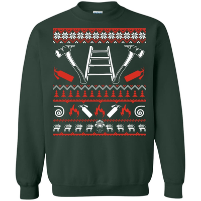 Firefighter Christmas Sweater T-Shirt & Hoodie | Teecentury.com