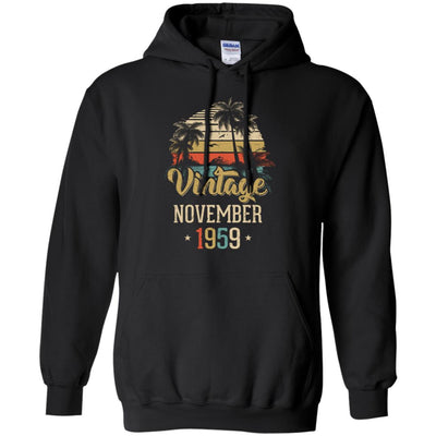 Retro Classic Vintage November 1959 63th Birthday Gift T-Shirt & Hoodie | Teecentury.com