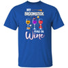 My Broomstick Runs On Wine Drinking Halloween Wine Lover T-Shirt & Hoodie | Teecentury.com