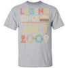 Legend Since July 2009 Vintage 13th Birthday Gifts Youth Youth Shirt | Teecentury.com