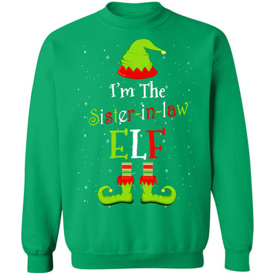 I'm The Sister-In-Law Elf Family Matching Funny Christmas Group Gift T-Shirt & Sweatshirt | Teecentury.com