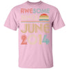 Awesome Since June 2014 Vintage 8th Birthday Gifts Youth Youth Shirt | Teecentury.com