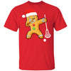 Dabbing Gingerbread Santa Lacrosse Christmas Pajama Gifts T-Shirt & Sweatshirt | Teecentury.com