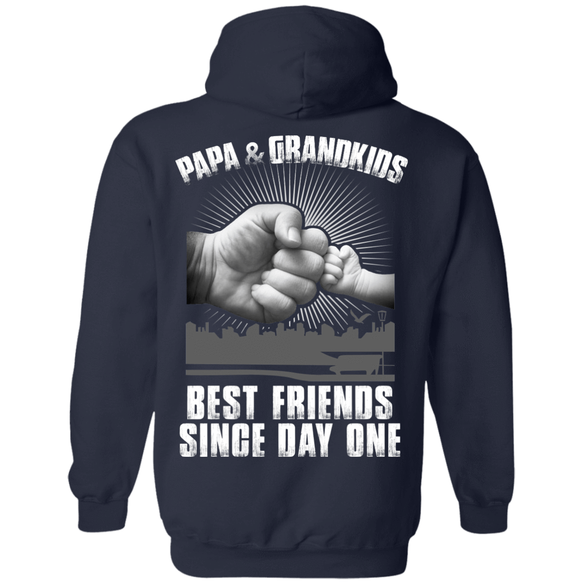 Papa And Grandkids Best Friends Single Day One T-Shirt & Hoodie | Teecentury.com