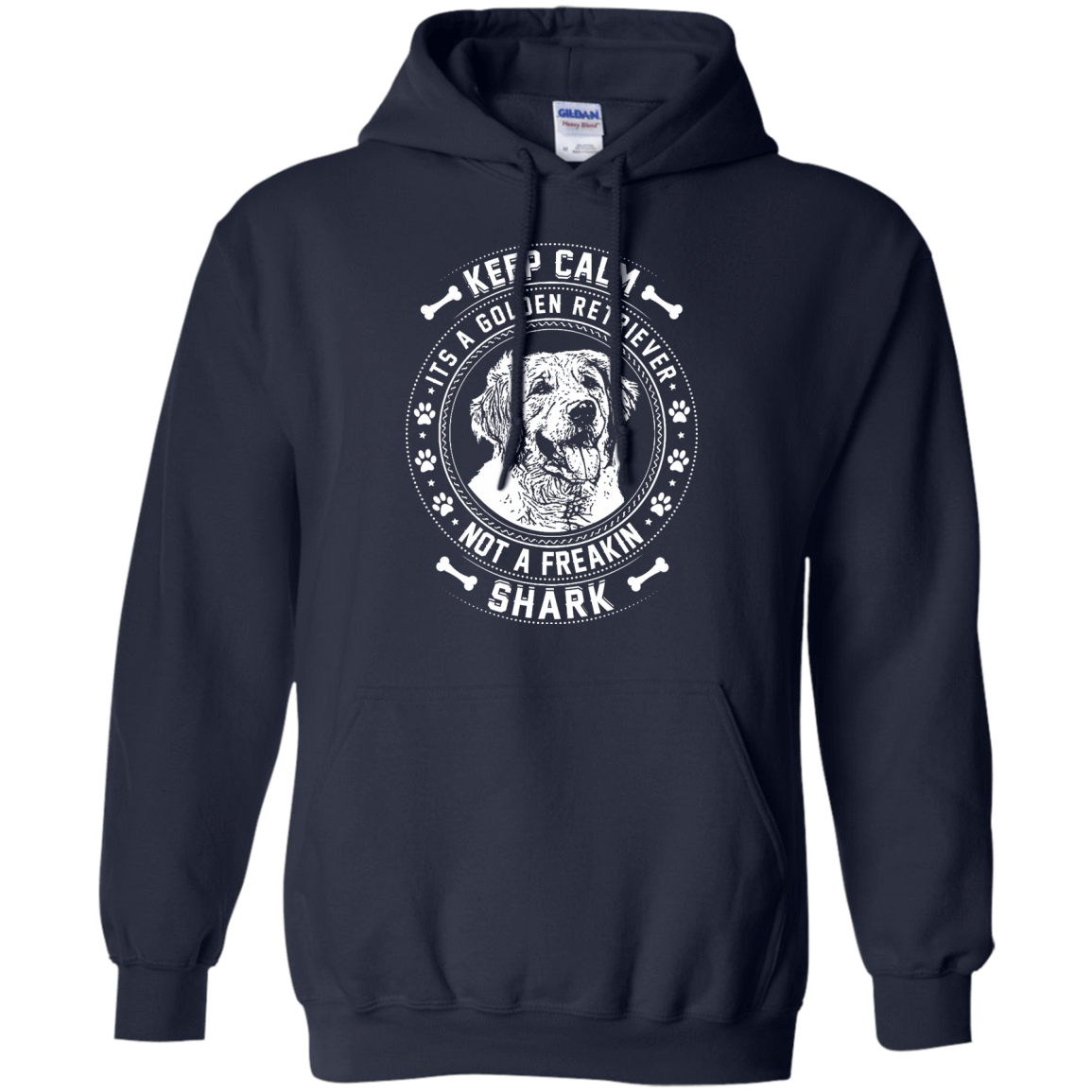 Keep Calm It's A Golden Retriever Not A Freaking Shark T-Shirt & Hoodie | Teecentury.com