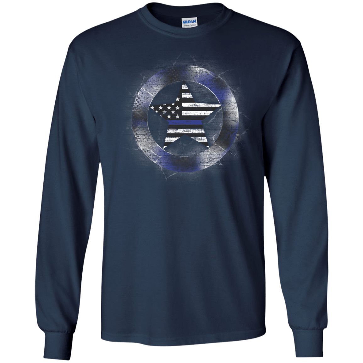 Thin Blue Line Support T-Shirt & Hoodie | Teecentury.com