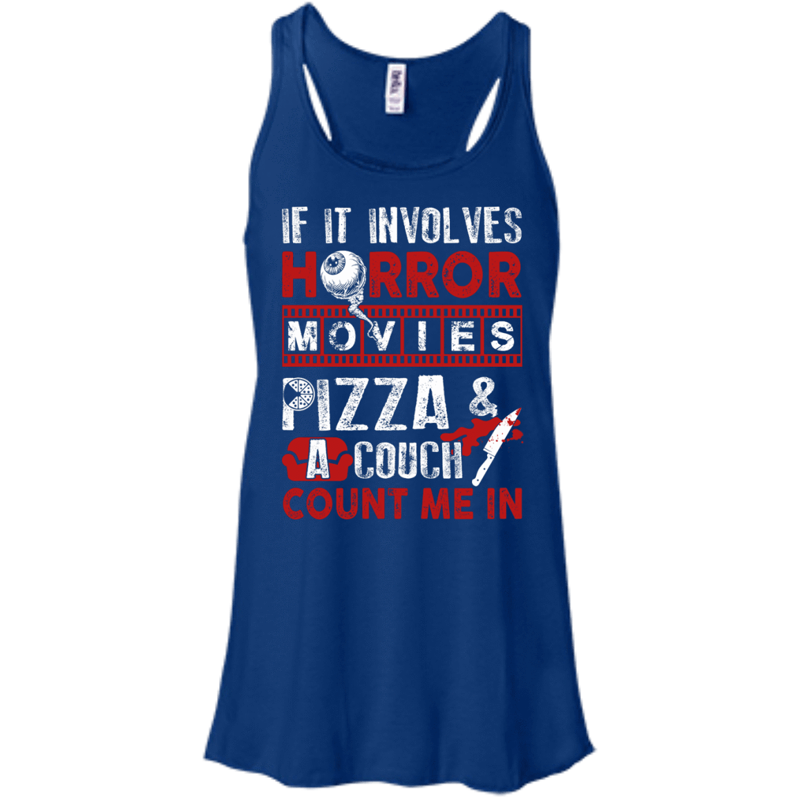 If It Involves Horror Movies, PIZZA, and a Couch Shirt T-Shirt & Hoodie | Teecentury.com