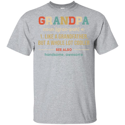 Vintage Grandpa Gifts Grandpa Definition Fathers Day T-Shirt & Hoodie | Teecentury.com