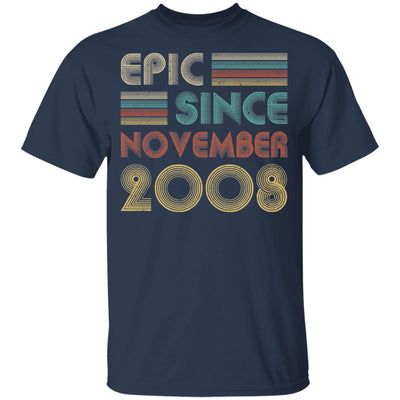 Epic Since November 2008 Vintage 14th Birthday Gifts Youth Youth Shirt | Teecentury.com
