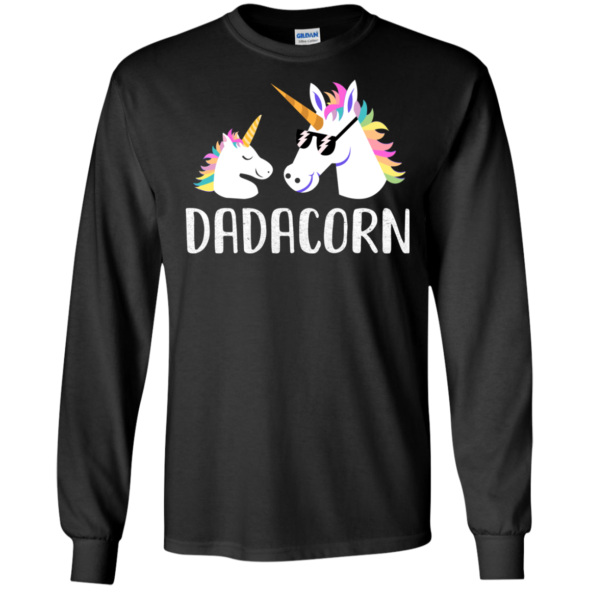 Dadacorn Unicorn Dad And Baby Fathers Day Gifts T-Shirt & Hoodie | Teecentury.com