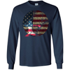 Catcher Baseball America Flag T-Shirt & Hoodie | Teecentury.com