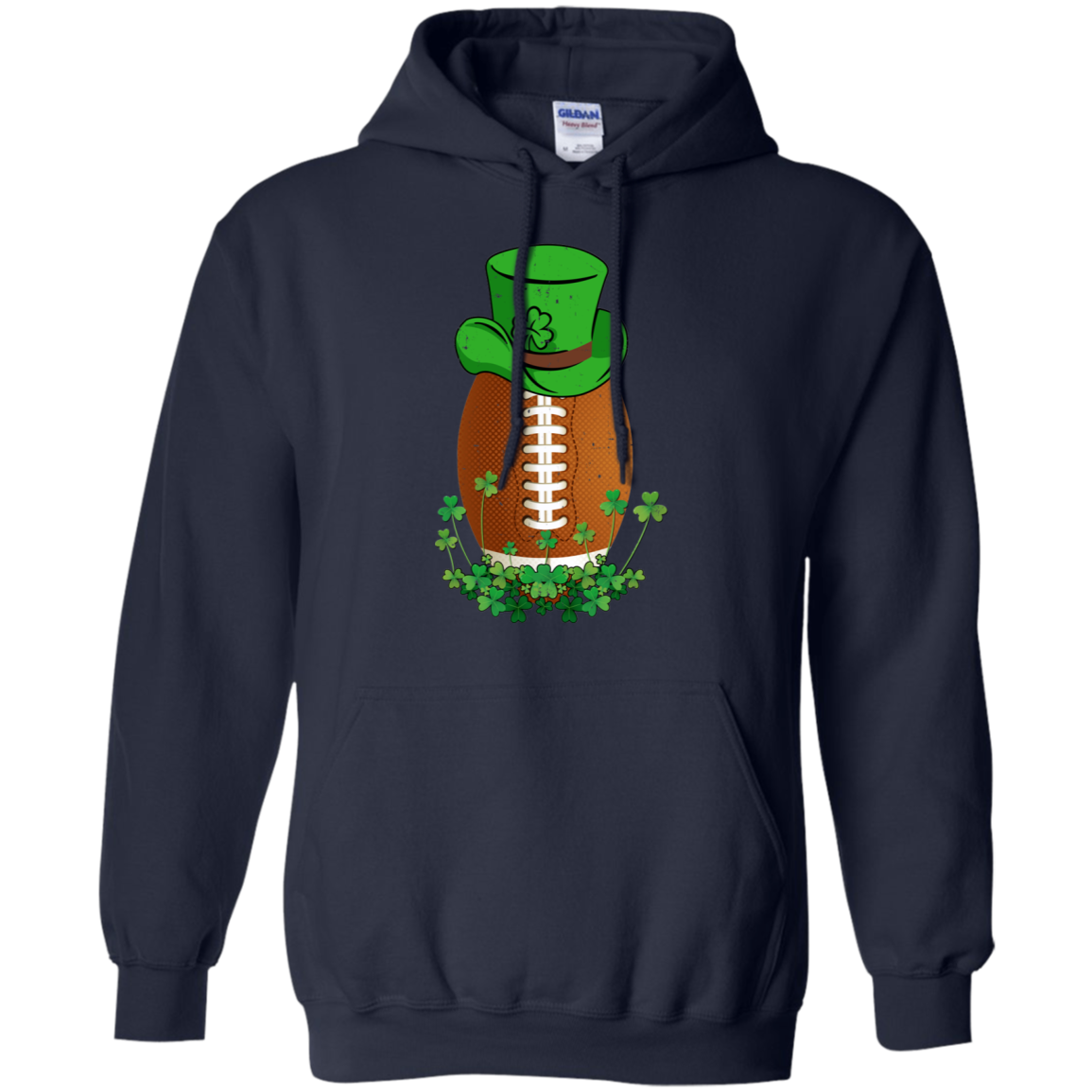 Shamrock Football Leprechaun St Patricks Day T-Shirt & Hoodie | Teecentury.com