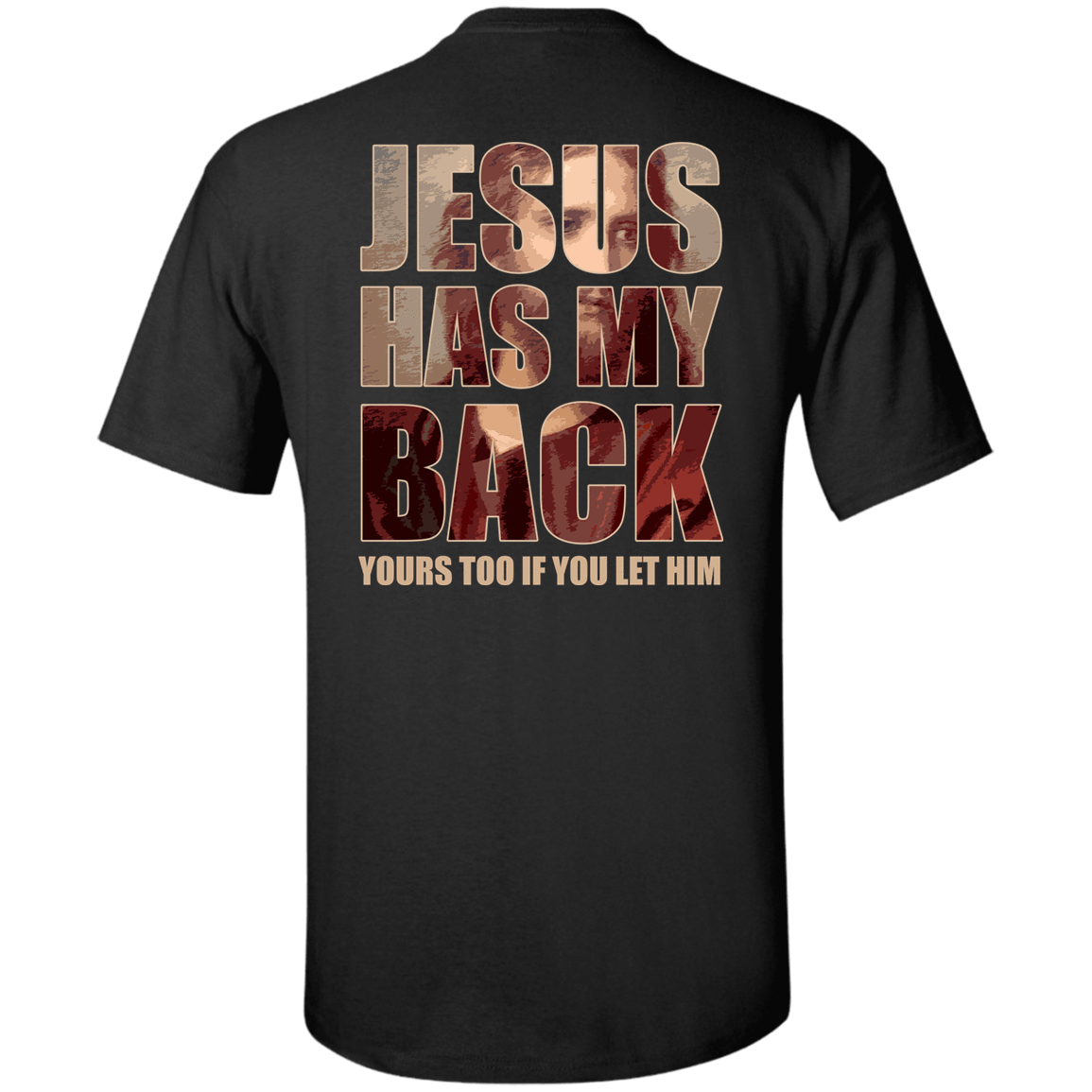 Jesus Has My Back T-Shirt & Hoodie | Teecentury.com
