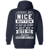 Sorry My Nice Button Is Out Of Order T-Shirt & Hoodie | Teecentury.com