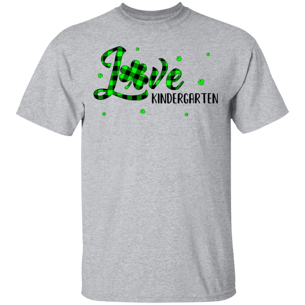 St Patricks Day Gift Kindergarten Teacher Plaid Shamrock T-Shirt & Hoodie | Teecentury.com