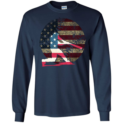Hitter Baseball America Flag T-Shirt & Hoodie | Teecentury.com