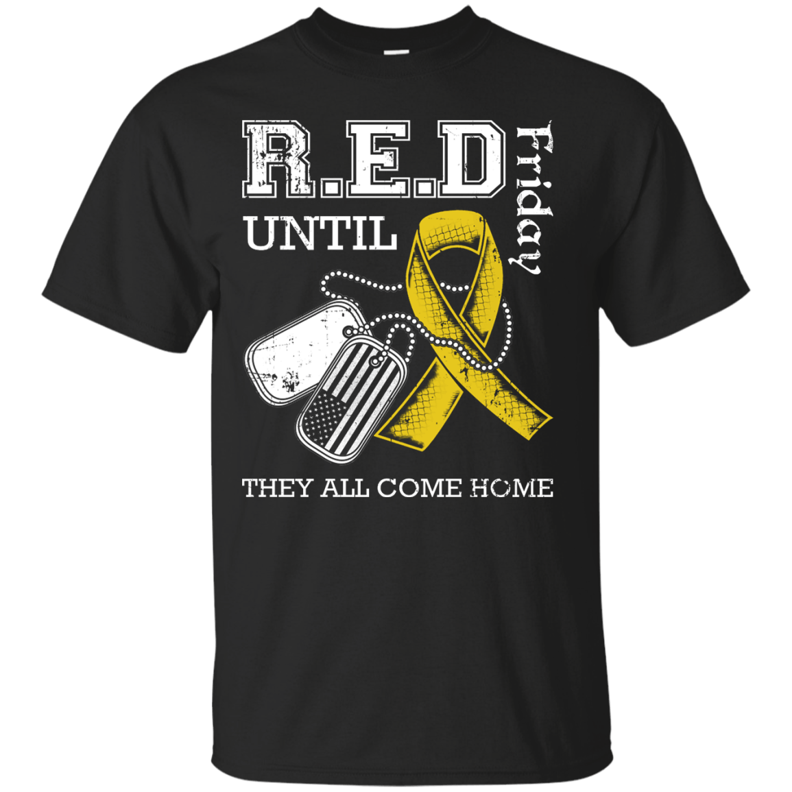 Red Friday Until They All Come Home T-Shirt & Hoodie | Teecentury.com