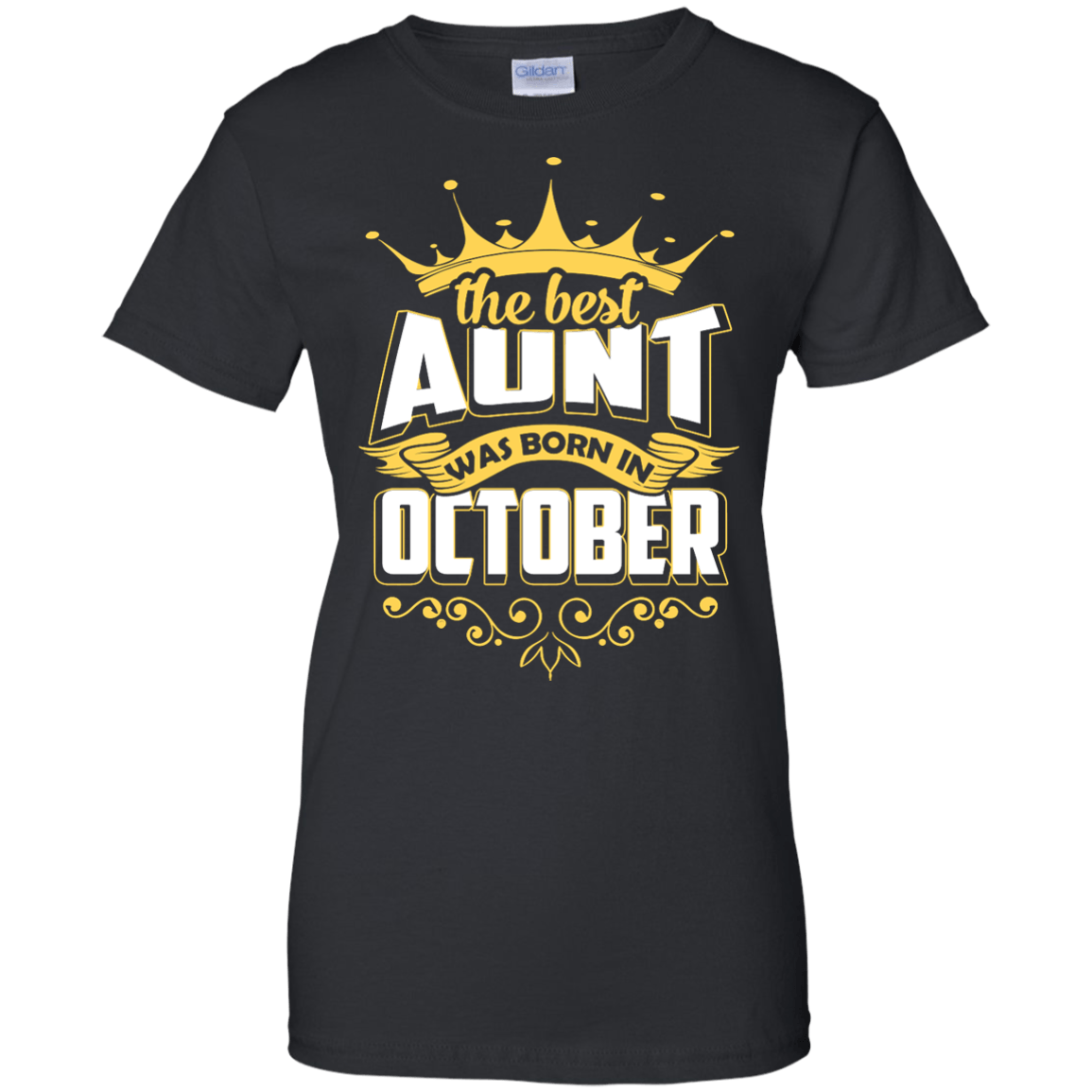 The Best Aunt Was Born In October T-Shirt & Hoodie | Teecentury.com