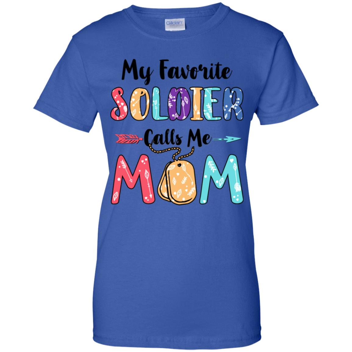 My Favorite Soldier Calls Me Mom Mothers Day Gift T-Shirt & Hoodie | Teecentury.com