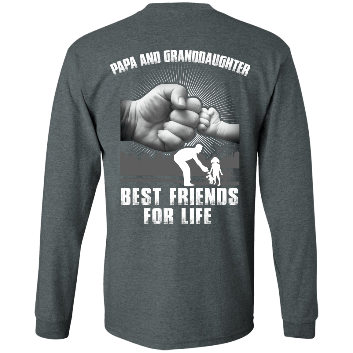 Papa And Granddaughter Best Friends For Life T-Shirt & Hoodie | Teecentury.com