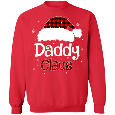 Santa Daddy Claus Red Plaid Family Pajamas Christmas Gift T-Shirt & Sweatshirt | Teecentury.com