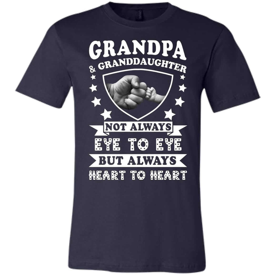 Grandpa And Granddaughter Not Always Eye To Eye T-Shirt & Hoodie | Teecentury.com
