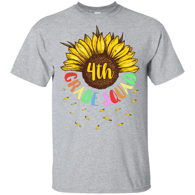 Sunflower 4th Grade Squad First Grade Teacher Youth Youth Shirt | Teecentury.com