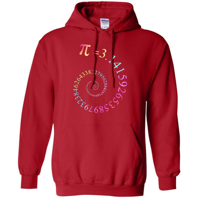 Pi Spiral Galaxy Color Math Pi Day T-Shirt & Hoodie | Teecentury.com