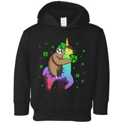 Leprechaun Sloth Riding Llama Unicorn St Patricks Day Youth Youth Shirt | Teecentury.com