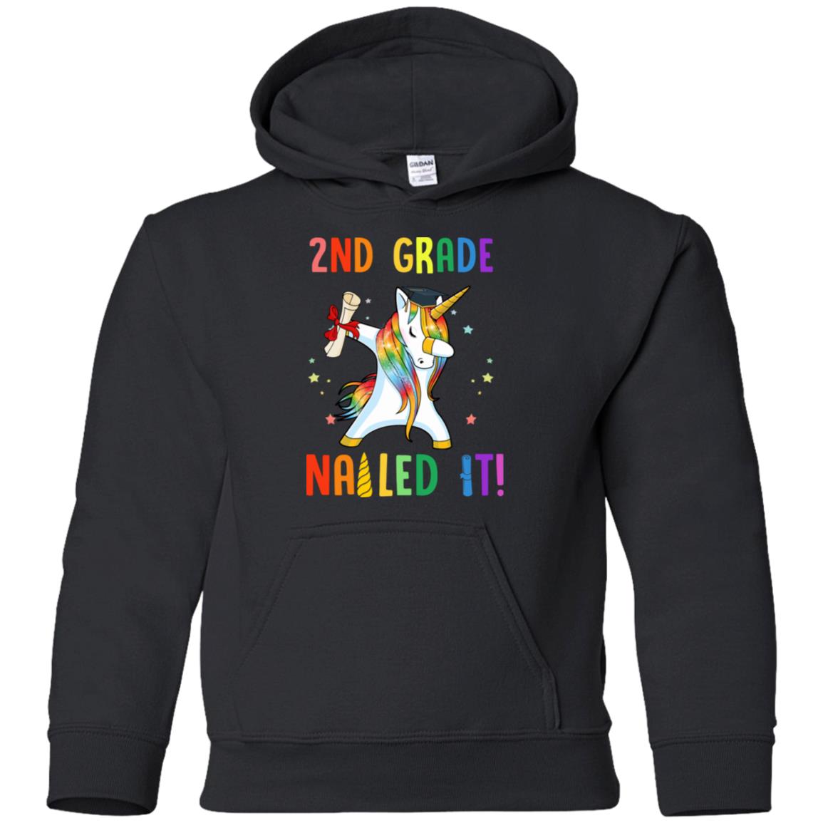 Dabbing 2nd Grade Unicorn Nailed It Graduation Class Of 2022 Youth Youth Shirt | Teecentury.com