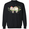 Santa Sloth Christmas Lights Sloth Lover Christmas Gift T-Shirt & Sweatshirt | Teecentury.com