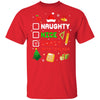 Naughty Nice Crazy Math Teacher Christmas Funny Xmas Gift T-Shirt & Sweatshirt | Teecentury.com