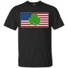 Shamrock Ireland USA Irish American Flag Gift T-Shirt & Hoodie | Teecentury.com