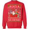 Cats For Everybody Christmas Cute Cat Lover Ugly Sweater T-Shirt & Sweatshirt | Teecentury.com