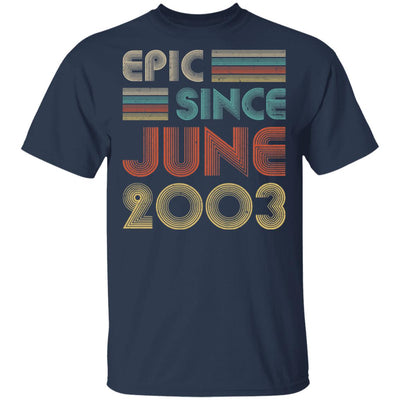 Epic Since June 2003 Vintage 19th Birthday Gifts T-Shirt & Hoodie | Teecentury.com