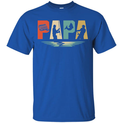 Vintage Fishing Papa Father's Day Gift T-Shirt & Hoodie | Teecentury.com