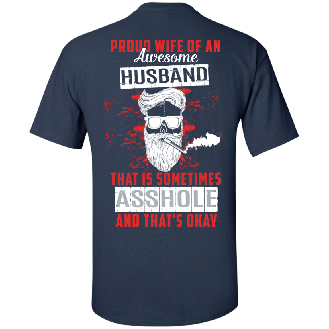 Proud Wife Of An Awesome Husband T-Shirt & Hoodie | Teecentury.com