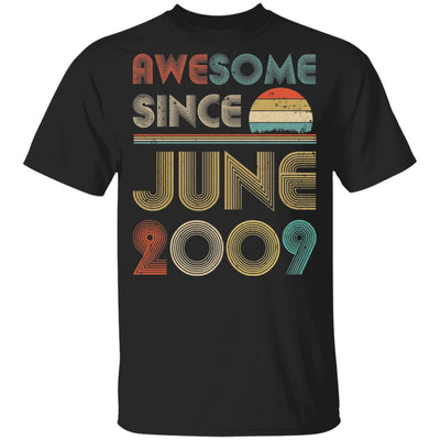 Awesome Since June 2009 Vintage 13th Birthday Gifts Youth Youth Shirt | Teecentury.com
