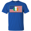 Shamrock Irish Ireland American USA Flag Gift T-Shirt & Hoodie | Teecentury.com