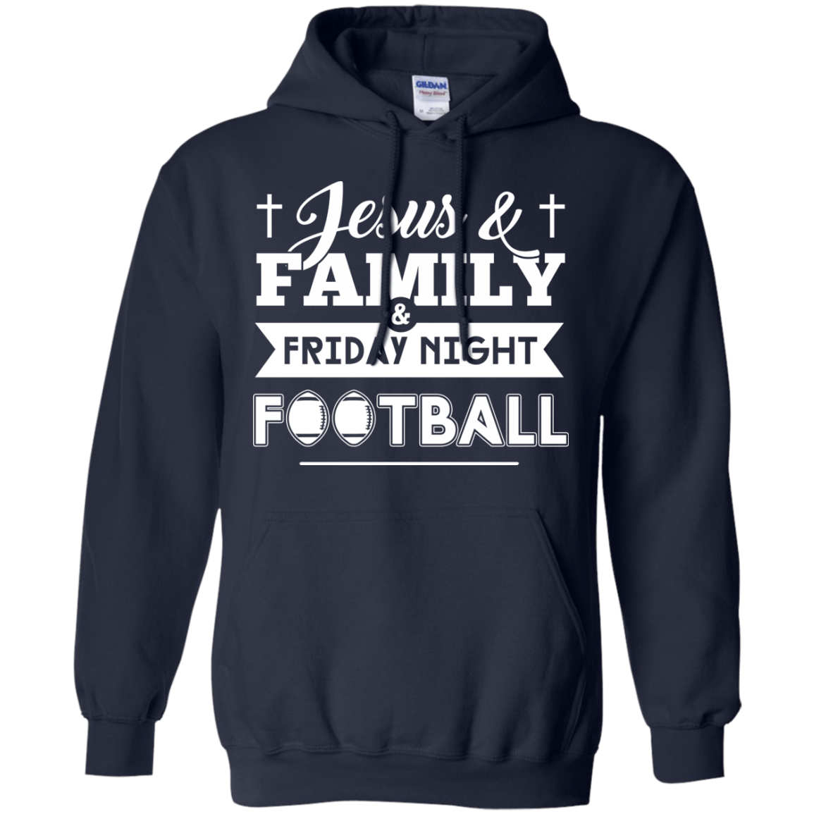 JESUS FAMILY Friday night FOOTBALL T-Shirt & Hoodie | Teecentury.com
